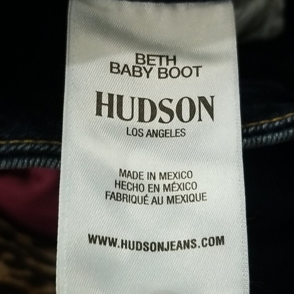 💕HUDSON💕 Beth Baby Boot Cut Triangle Flap Pocket - Picture 13 of 14
